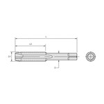 TAP PT SPL RH 7/16-20 PLUG 3 UNCTD HSS