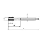 TAP FLUTE STR RH M5X0.8 SEMI-BOTMG 3 YES