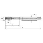 TAP FORMING M6X1 METRIC CRS 10MM 80MM