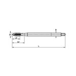 TAP PT SPL RH #4-40 H2 PLUG 2 OXD CTD 2B