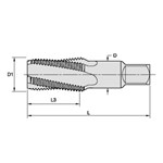 TAP PIPE FLUTE SPL RH 1/16-27 STD RH