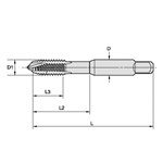 TAP PT SPL RH M3X0.5 D3 PLUG 3 OXD CTD