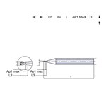 END MILL MICRO 6MM 6MM 2 6MM 50MM RH STR