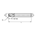 END MILL 5MM 0.2MM 13MM 4 6MM 57MM SPL