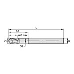 END MILL 1" 1-1/8 2 1" 7IN UNCTD RH