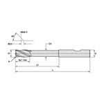 END MILL 6MM 0.4MM 12MM 4 6MM 100MM SPL