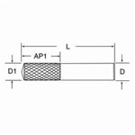 ROUTER FIBERGLASS 1/4 DR PT 3" 1" RH