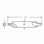 5 CARBIDE COMBINED DRILL & COUNTERSINK