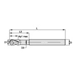 END MILL 6MM 6MM 2 6MM 80MM ALTIN CTD RH