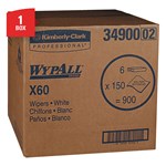 WYPALL X60 CLOTH SHEET 150/BX