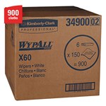 WYPALL X60 CLOTH SHEET 150/BX