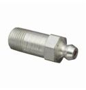 Alemite 1607-B Straight Thread Forming Grease Fitting Zerk, 1/8 in PTF SAE Special Short Thread, 1-1/4 in OAL, 25/32 in L Shank, Steel, Trivalent Zinc Plated