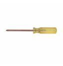 Ampco S-1099 Corrosion Resistant Non-Sparking Screwdriver, #2 Phillips Point, Alloy Steel Shank, 7-1/2 in OAL, Acetate Handle, Natural, ASTM A342/F2503