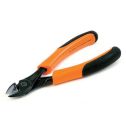 Bahco 2101G-140 Ergo Side Cutting Plier With Progressive Edge, 3.7 mm Copper, 2 mm Iron, 1.8 mm Piano Wire, 15.9 mm x 19 mm W x 8 mm THK Alloy Steel Jaw, 140 mm OAL, Straight Cut