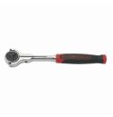 GEARWRENCH 120XP 81224 Standard Length Roto Ratchet, 1/4 in Drive, Round Head, 6-3/4 in OAL, Chrome Vanadium Steel, Polished Chrome, ASME B107.10M