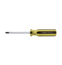 Stanley 100 PLUS 64-102-A Screwdriver, #2 Phillips Point, Alloy Steel Shank, 8-1/4 in OAL, Acetate Handle, Black Oxide/Polished Chrome