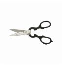 CRESCENT Wiss KSRN Kitchen Shear, 2-5/8 in L of Cut, 8 in OAL, Sharp Tip, Drop Forged Stainless Steel Blade